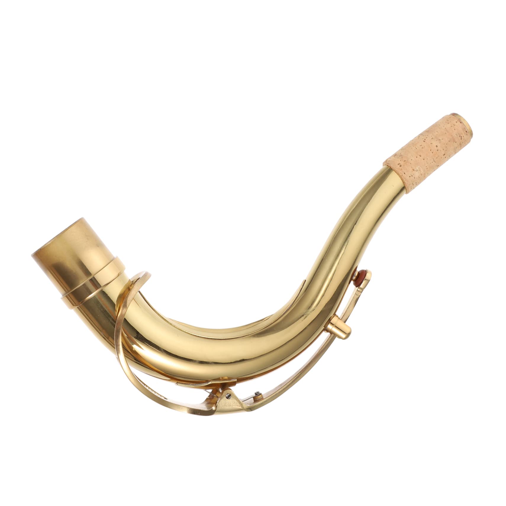 Saxophone Curvo di Ricambio in Ottone Dorato, 1 Pezzo | Parte per Strumenti Musicali, Uso su Sax Contralto in Si Bemolle, Profilo Professionale