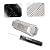 1 Set Smoker Outdoor Generators Oven Rack Smoke Tube Gas Grill Portable Electric Gas Stash Bbq Smoke Mesh Tube Bbq Smoke Generator Sturdy Barbecue Tool Silver 304 Stainless Steel FUNOMOCYA