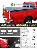 Premium TCC371038 Tri-Fold Tonneau Bed Cover Fits 2014-2017 Chevy/GMC Silverado/Sierra 1500; 2015-2017 2500HD 3500HD 8' Long Bed