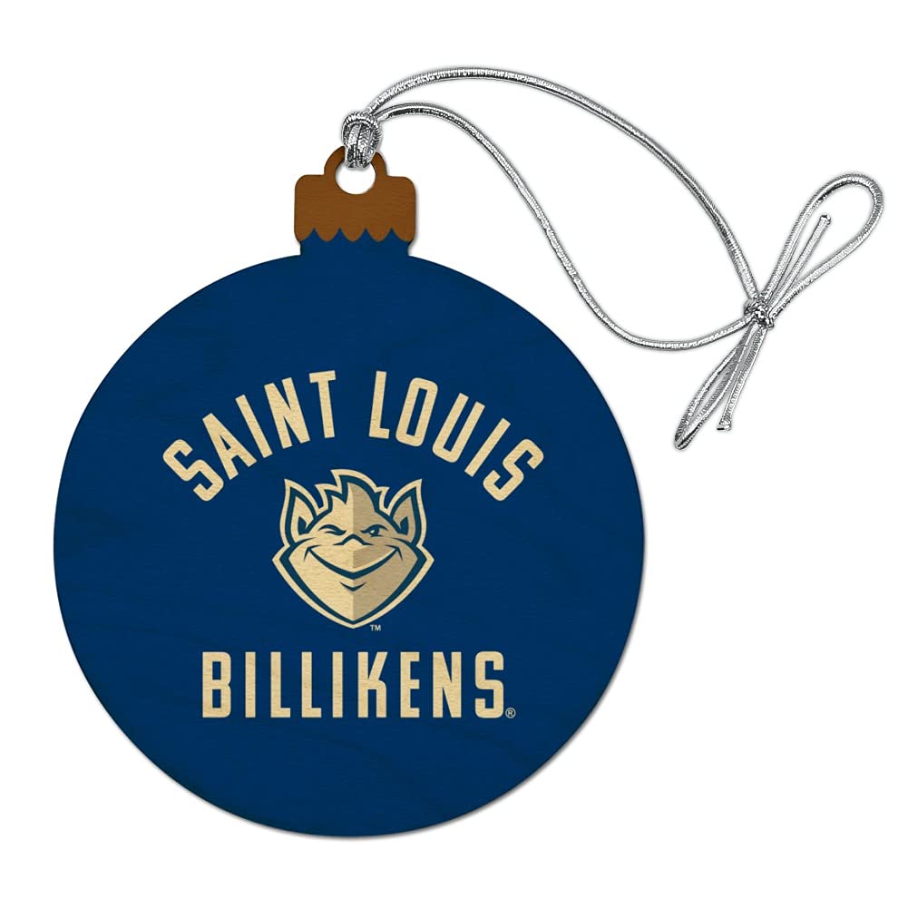 GRAPHICS & MORE Saint Louis University Billiken Wood Christmas Tree Holiday Ornament