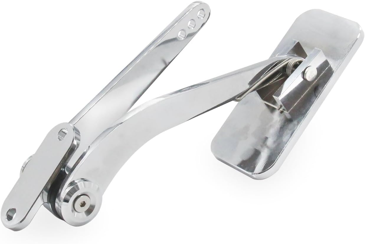 Polished Aluminum Throttle Gas Pedal Fit for Chevy Ford Mopar
