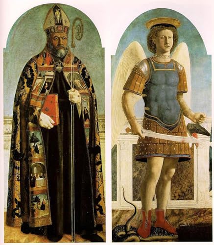 Impression d'art Art Tableau Polyptyque de saint Augustin de qualité musée en 60x90cm