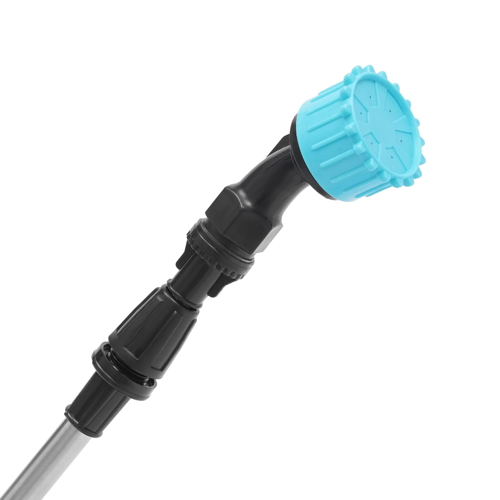Spruzzatore da giardino a batteria da 5 l, con batteria ricaricabile da 2400 mAh, tracolla e bacchetta telescopica per prato, patio e pulizia