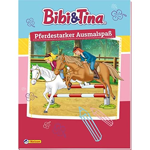 Bibi und Tina: Pferdestarker Ausmalspaß: Mit 80 Seiten zum Ausmalen | Kinderbeschäftigung ab 3 (Bibi & Tina)