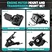 Farrme Engine Motor Mount Transmission Mount Set of 4 Fit for Toyota Corolla Matrix, for Pontiac Vibe 2003-2008 L4 1.8L Automotive Replacement Engine Motor Trans Mount Set#A4220, A4219, A4218, A4221