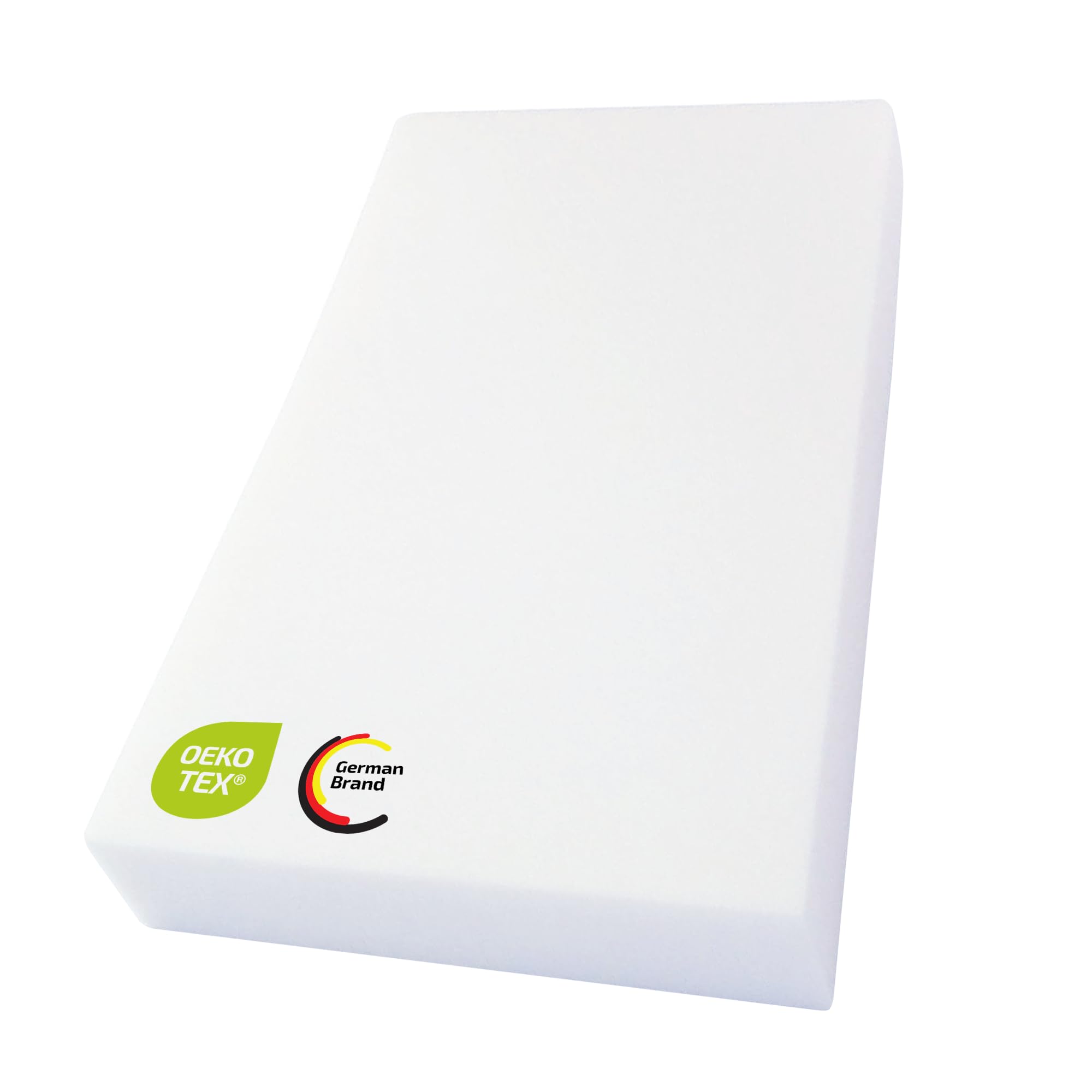 KiNDERWELT Panneau en mousse 140x70x8 cm, plaque de mousse 8 cm, rembourrage DIY meubles, surmatelas, camping