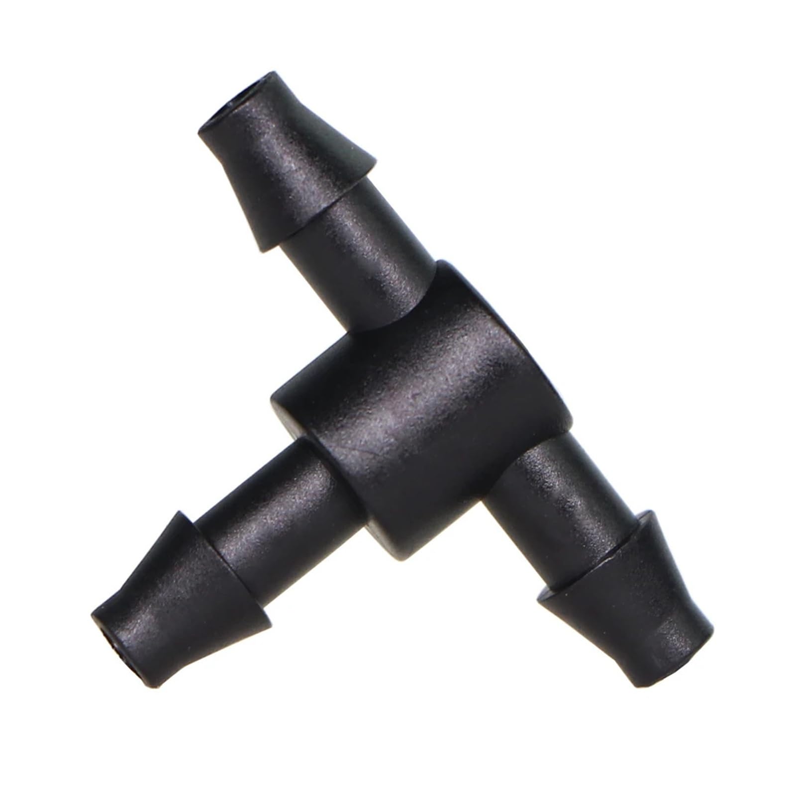 Conector de riego por goteo de tres vías, conector de espiga for manguera adecuado for sistema de riego por aspersión, tuberías de 4mm/7mm(200 PCS)