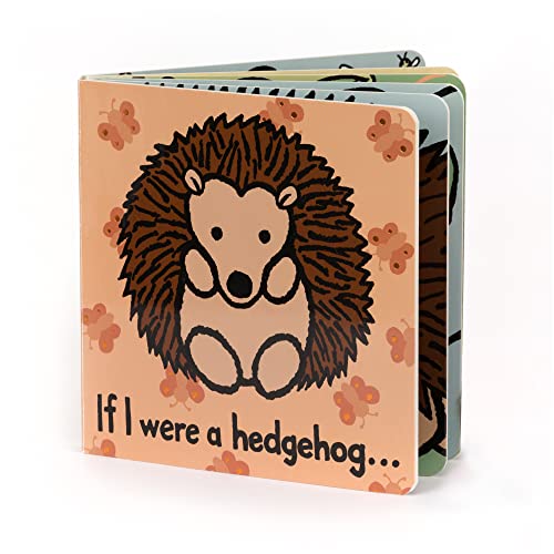 Image of Jellycat If I were a Hedgehog: A Touch and Feel Board Book Children's Book - Baby Gift