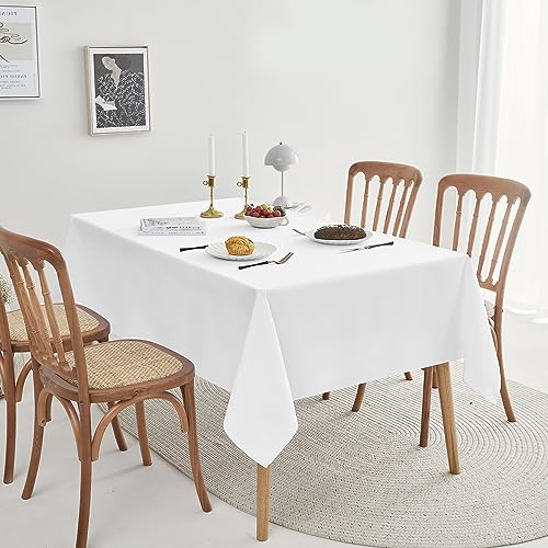 Nappe rectangulaire pour fêtes Romanstile ensemble de 2 nappes blanches pour réception