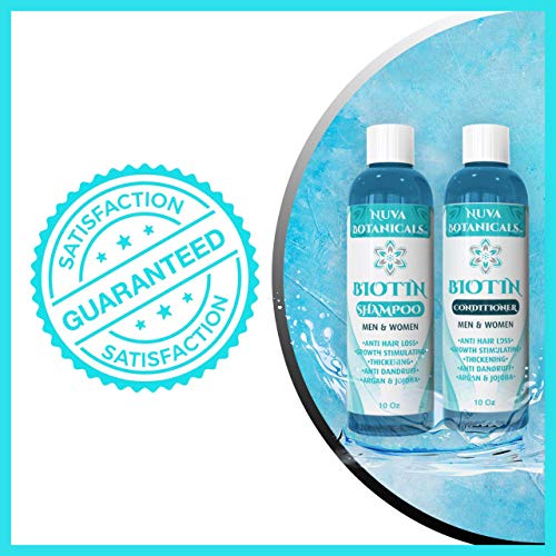 Biotin Shampoo and Conditioner Set For Hair Growth – Natural Thickening Treatment For Hair Loss and Thinning – For Women and Men - (Packaging May Vary)