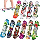 EAVUYIS Finger Skateboard, 20 Stück Fingerboard, Mini Fingerskateboards Set, Professionelles Finger Spielzeug für Kinder Partytütenfüller, Kindergeburtstag Geschenke (Zufällige Muster)
