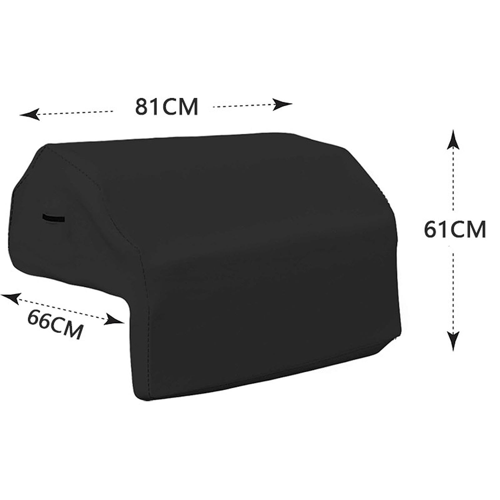 Funda para parrilla de barbacoa, resistente a la intemperie, a prueba de polvo, tela Oxford, lona para jardín al aire libre, protector de muebles de patio, 81 x 66 x 61 cm
