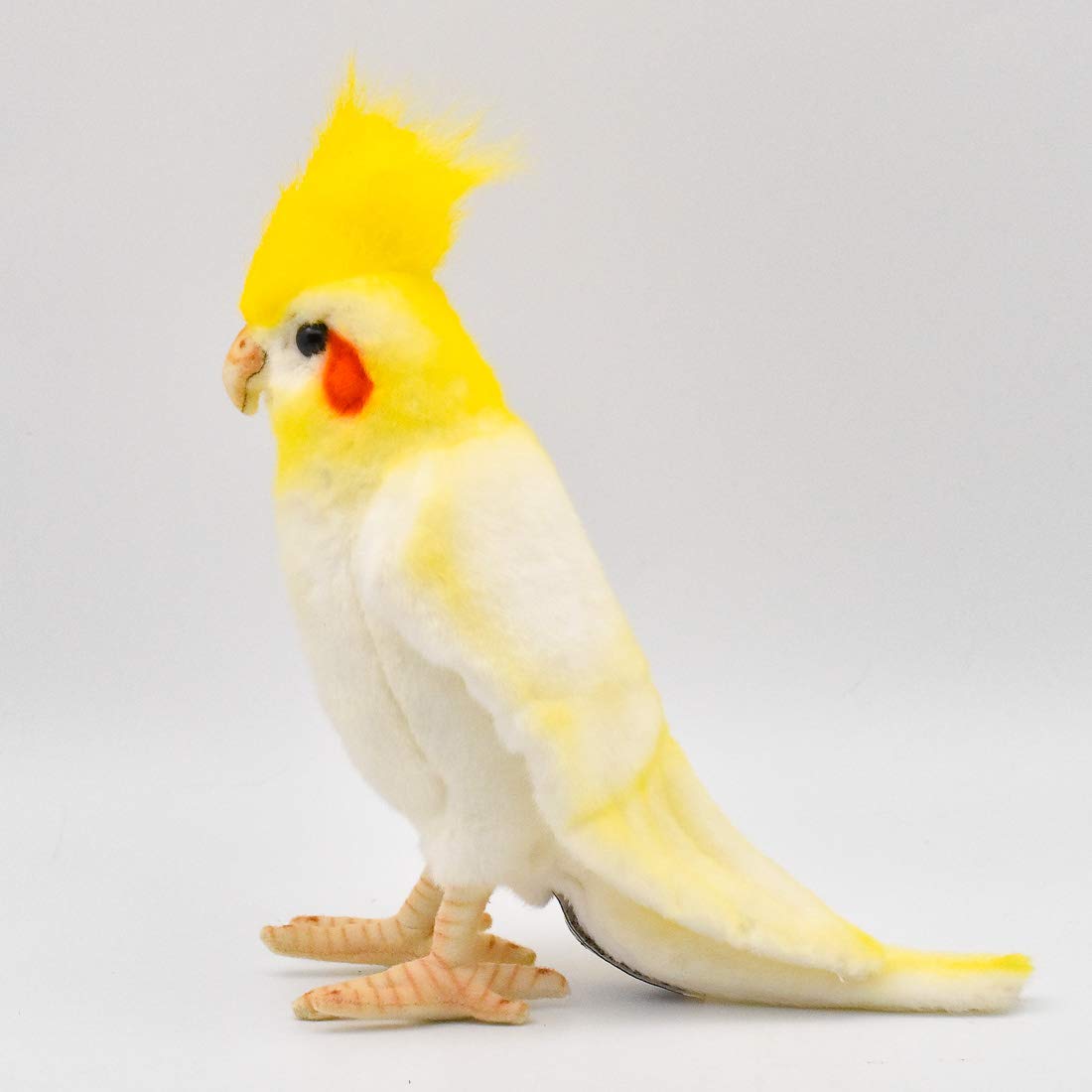 White Cockatiel Plush Soft Toy by Hansa. 23cm. 6457 by Hansa