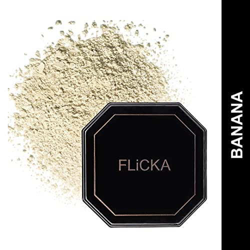 FLiCKA Dust if Off Loose Powder, Matte Finish for Womens and Girls 7g Translucent Powder (Banana) - Image 3