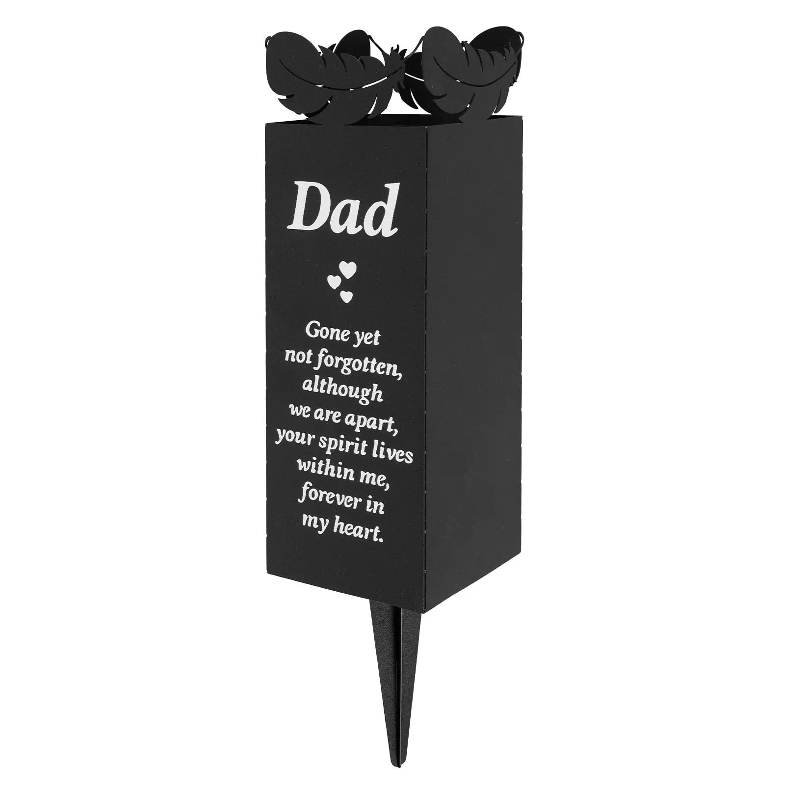 Grave Vase Memorial Floral Metal Cemetery With Spike Headstones Flower Holder Decorations For mourning