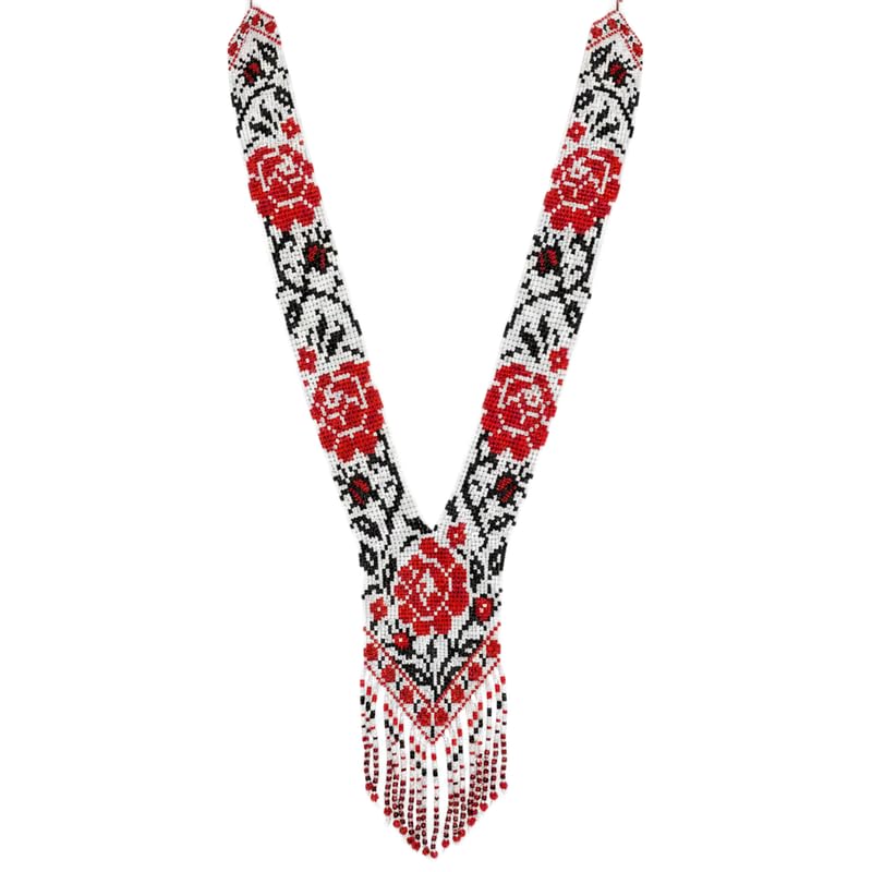Collier Gerdan ukrainien fait main, le cadeau artisanal idéal