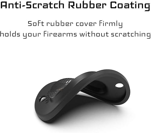 Miniatura 4 de GMW Imán de pistola paquete de 2  30 libras. Soporte magnético para pistola  Serie de hebillas magnéticas de pistola con revestimiento de goma HQ