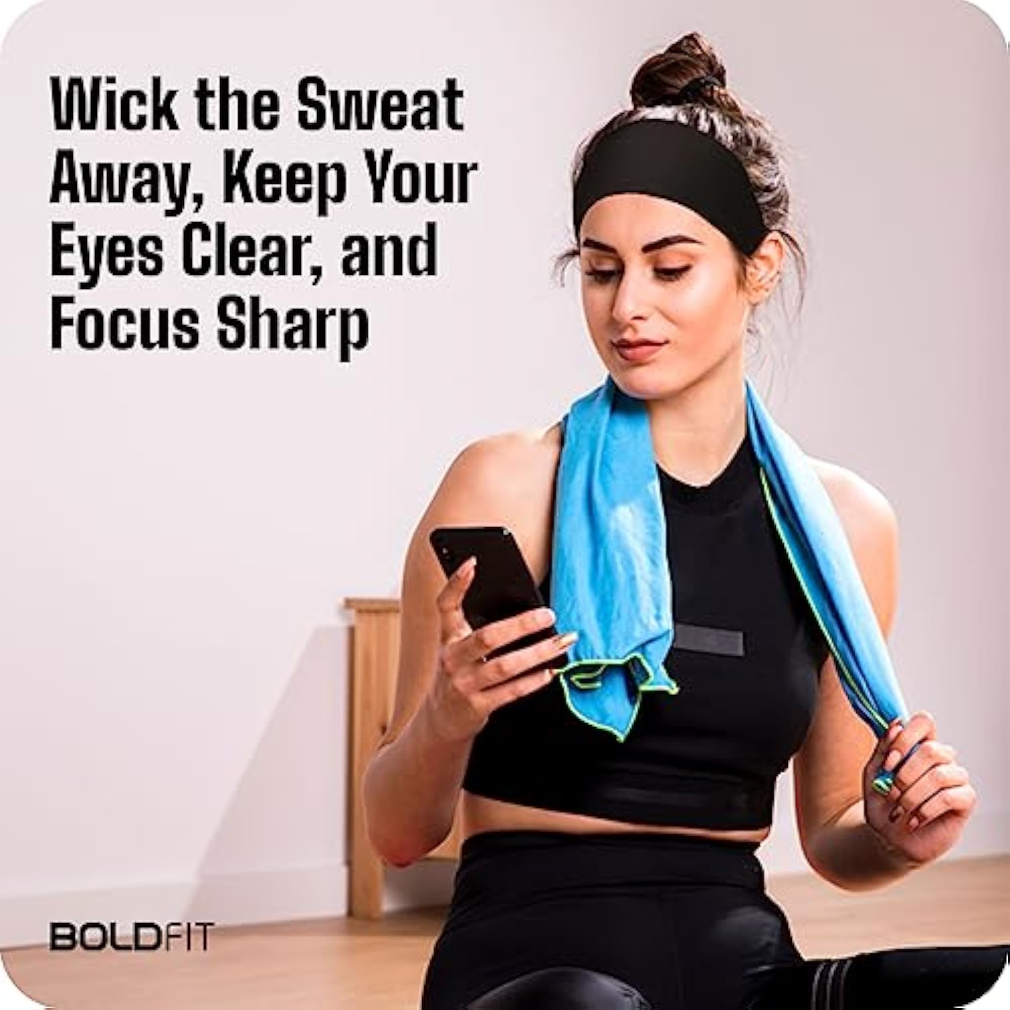 Strapless Sports Sweat Headband, Pack of 1