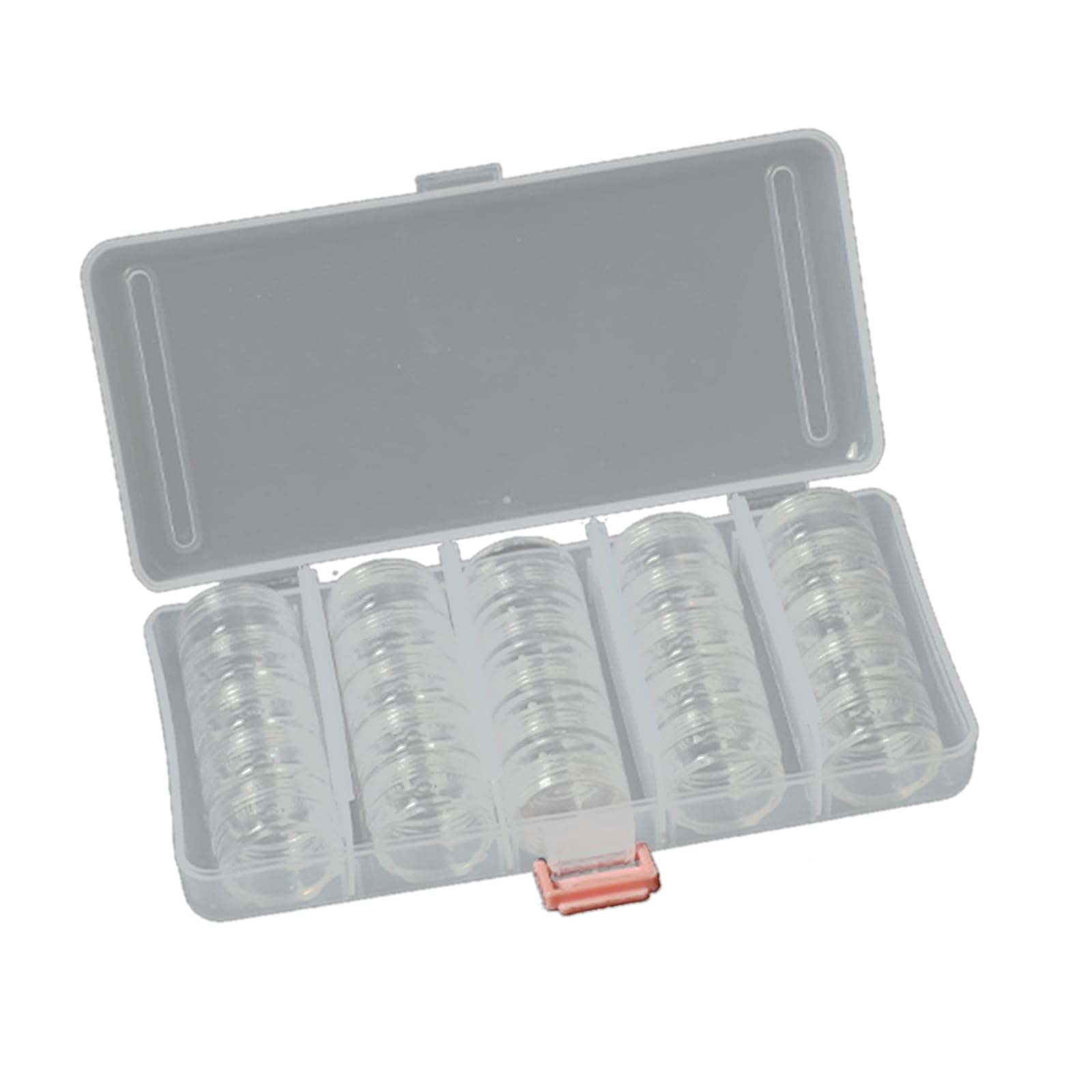 Jazuaiao Storage Box Nail Storage Container Powder Box Small Item Organizer Perfect for Jewelry Nails and More Clear Beads Container