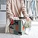 Colorful Square Shapes Storage Bins Foldable Closet Organizers with Reinforced Handle 10.6 Inch Cube Storage Bins for Clothing, Blanket, Pillows and Toys