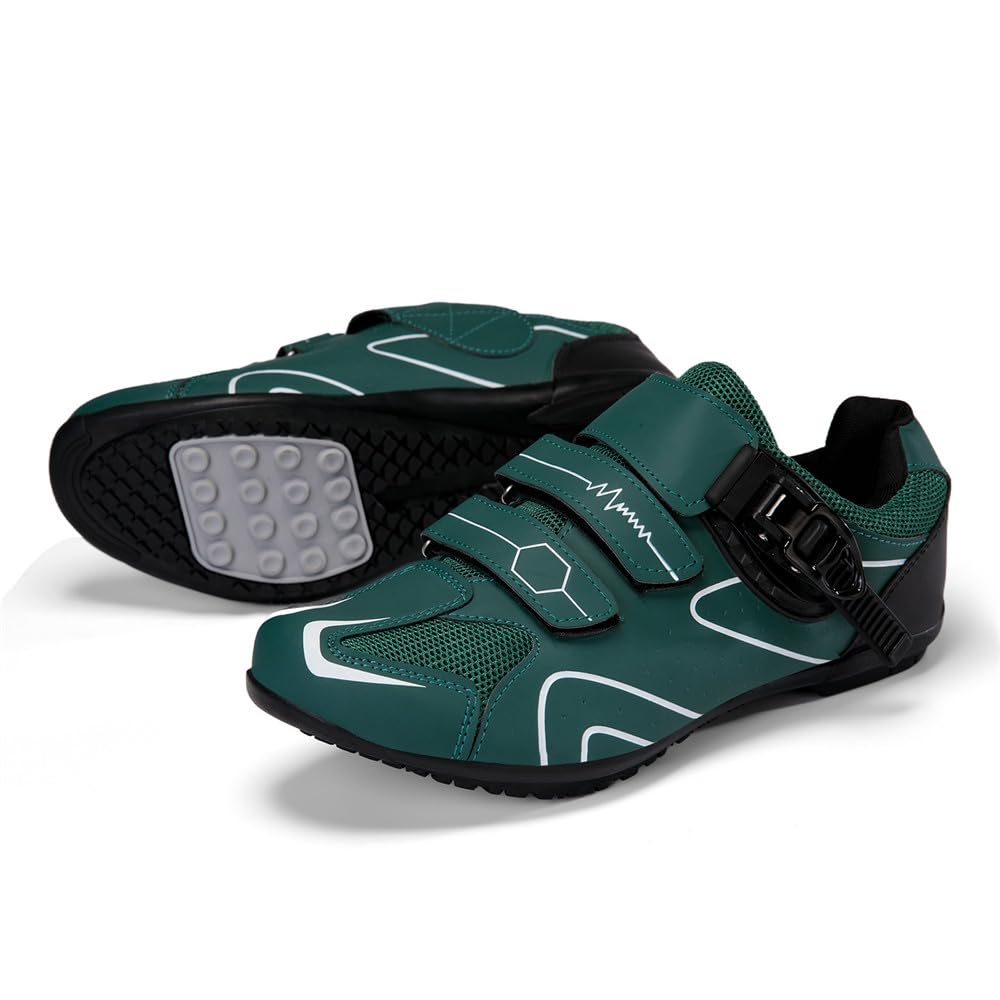 Hixingo Zapatilla de Ciclismo Hombre MTB Mujere Zapatos Bicicleta de Carretera Montaña Exterior con Suela de Goma, Unisex Autopista Zapatillas de Ciclismo 36-47 EU