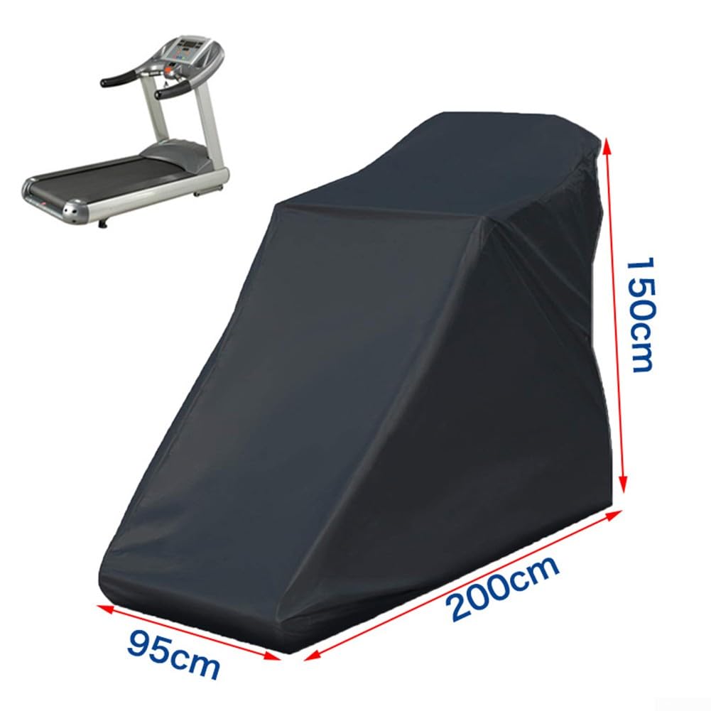 Housse de tapis de course anti-poussière en polyester imperméable pour machine de jogging