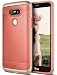 Caseology LG G5 Case, [Wavelength Series] Slim Dual Layer Protection Textured 3D Enhanced Secure Grip Protective Cover for LG G5 (2016) - Coral Pink