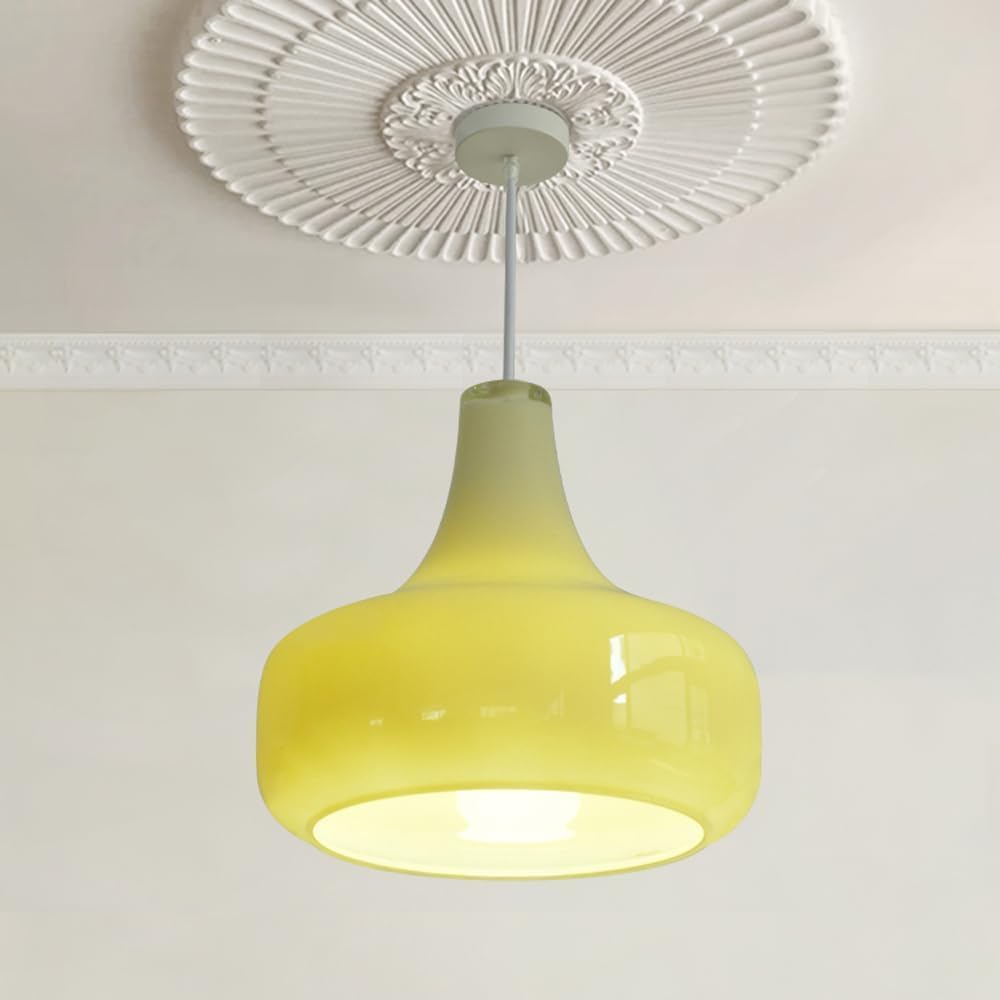 Stylish Pendant Lights Modern Cream Green Glass Hanging Lights French Kitchen Island Lights