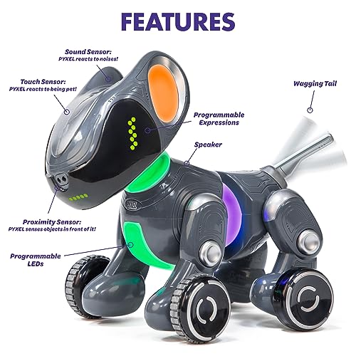 Educational Insights PYXEL A Coder's Best Friend - Programmable Coding Robot for Kids with Blockly & Python Languages, Learn Early Robotics, Kids Robot & STEM Gifts for Boys and Girls Ages 8+ - Image 5