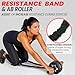 FUNFLEX Fitness juego de rodillos abdominales Imagen de FUNFLEX Fitness juego de rodillos abdominales