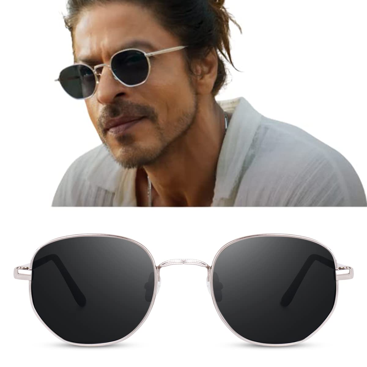 PATHAN SHAH RUKH KHAN Inspired UV Protected Unisex Sunglasses | Hexagonal Design SRK PATHAN Eyewear