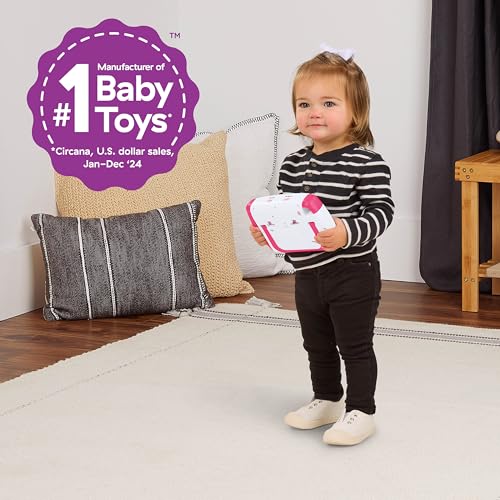 Image of Baby Einstein On-the-Go Sea Dreams Soother, Pink, Portable Baby Sound Machine with Music & Lights, for Newborns 0+ Months