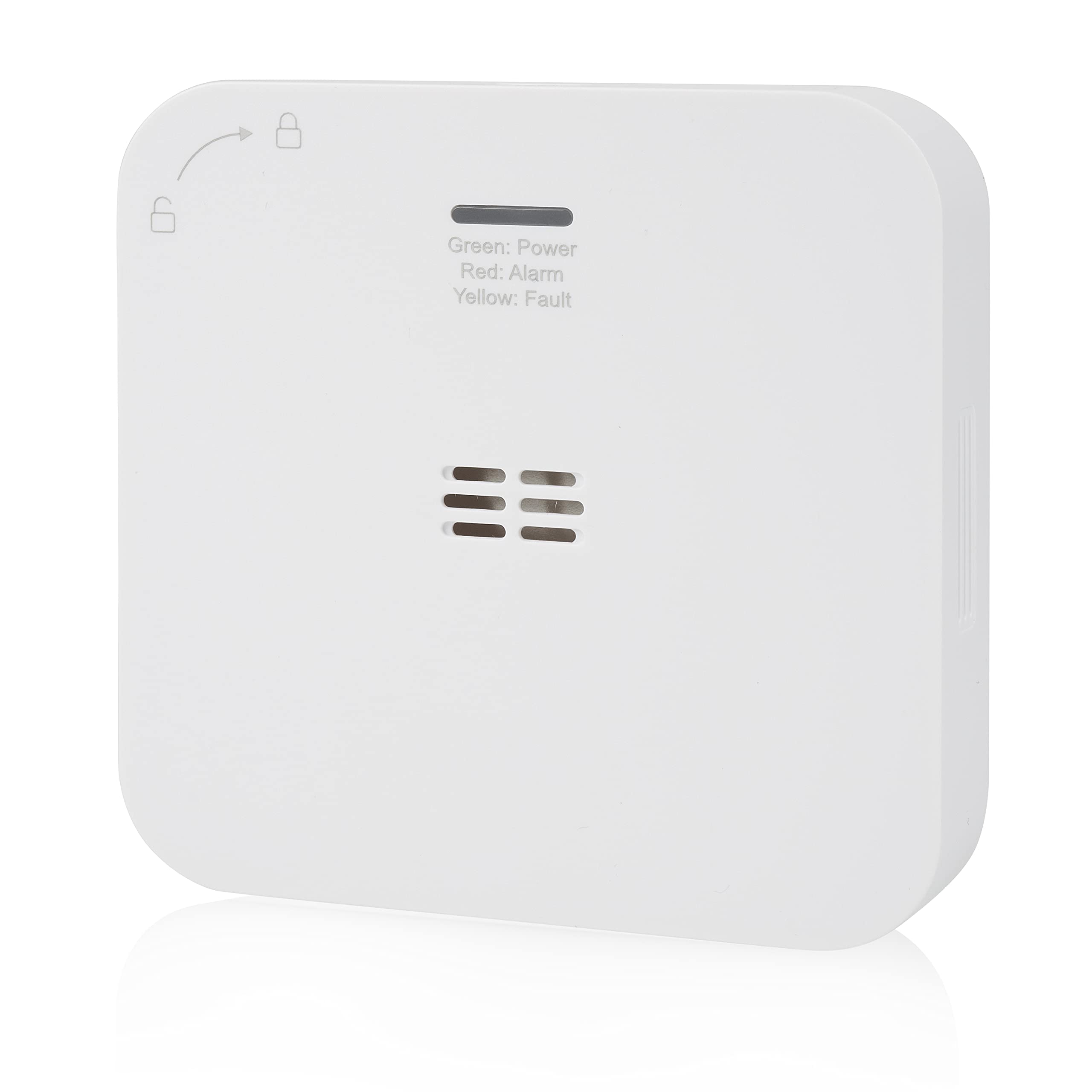 Smartwares Podłączony detektor CO - 85 DB - 10-letni czujnik - powiadomienia za pośrednictwem aplikacji - przycisk testowy i cisza