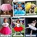 Zando Mouse Tutu Skirt Red Tutu for Toddler Girls Kids 4 Layers 2-8 Years Princess Halloween Birthday Puffy Tulle Elastic Waist Dance Skirt Party Affordable Soft