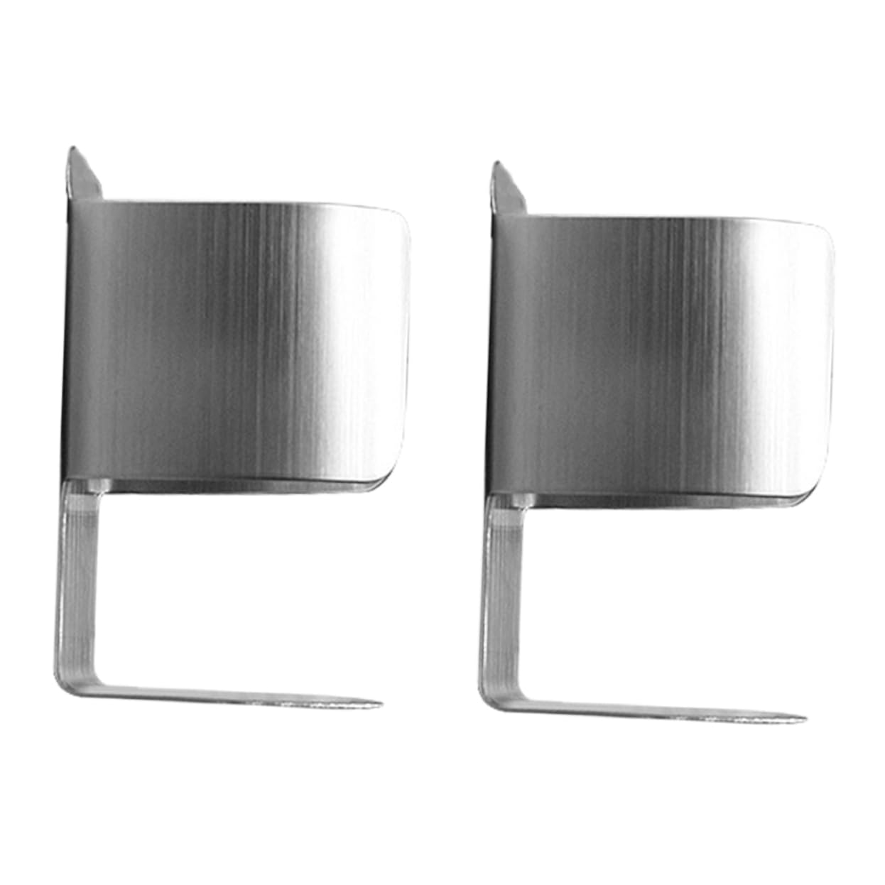 3 Series Soporte para Cepillo Acero Inoxidable Poseedor Soporte Pared para Cepillo Estanteria Almacenaje Plata 2 Piezas X 3