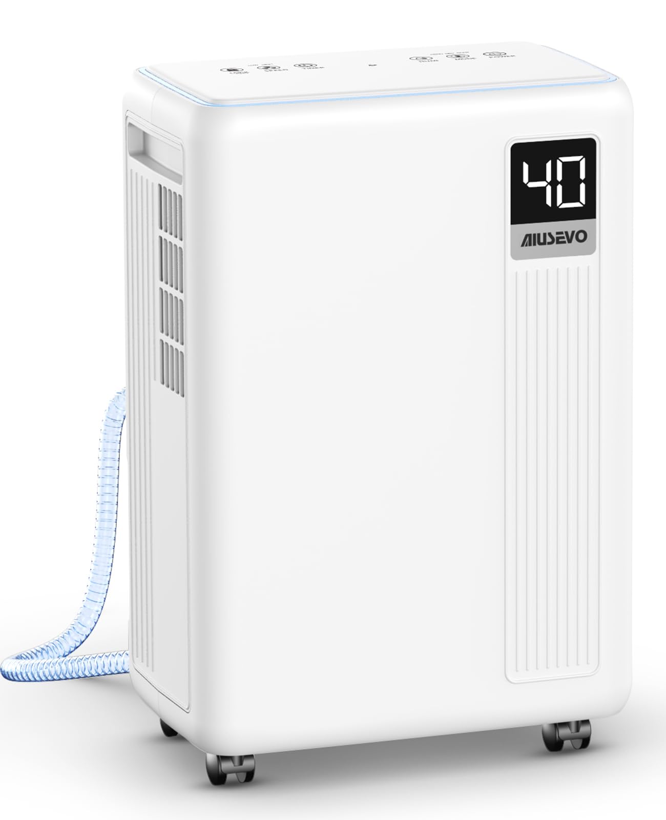 26-Pint Dehumidifier, Dehumidifier for Basement with Drain Hose, 2600 sq ft | Dehumidifiers for Home, Bedroom, Bathroom, RV, Garage, 3 Modes (DEHU/DRY/CONT), 24H Timer, Auto Defrost, Energy Efficient