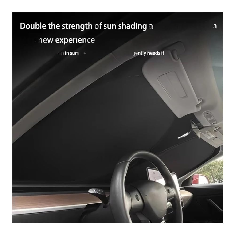 Parasol para Coche Parasol Delantero Trasero para Ventana Lateral, Parabrisas Aislado, Visera para Modelo Y para Juniper 2025
