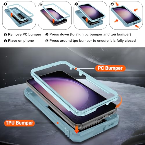 Coque Samsung S23 antichoc pour éviter les rayures avec 2 verres - 4