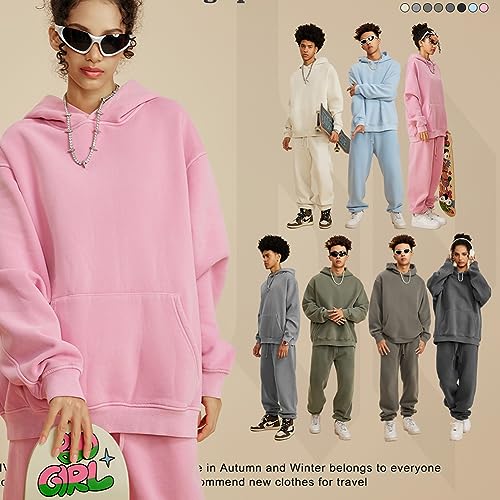 VFIVE UNFOUR Retro Washed Hip Hop Multi-colour Thick Cotton Hoodies Sweatshirts Fashion Pullover4