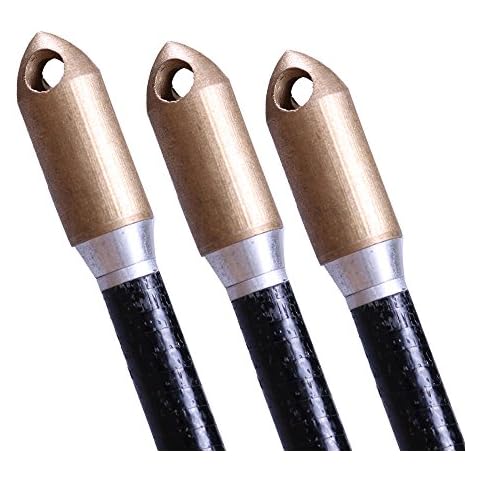 Huntingdoor Archery Arrowhead Whistle Arrow Tips 100 Grain Steel Archery Broadhead Yellow 6PCS Cover