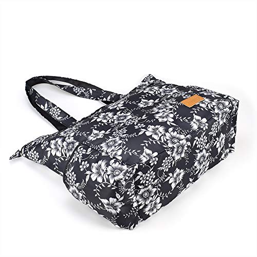 Image of CLOUDMUSIC Shoulder Tote Bag For Nurses Teachers Work Gym Travel Beach Women With Large Capacity Waterproof