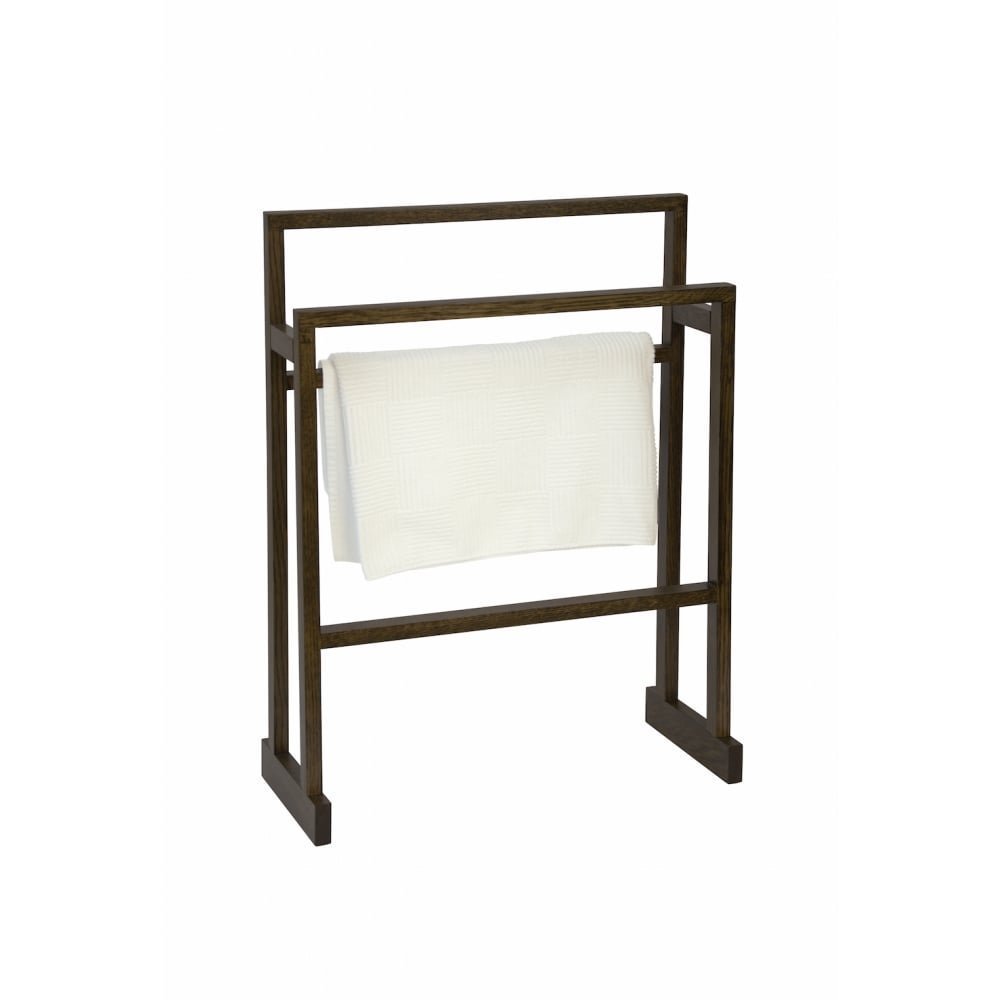 Wireworks Mezza Towel Rail, Brown