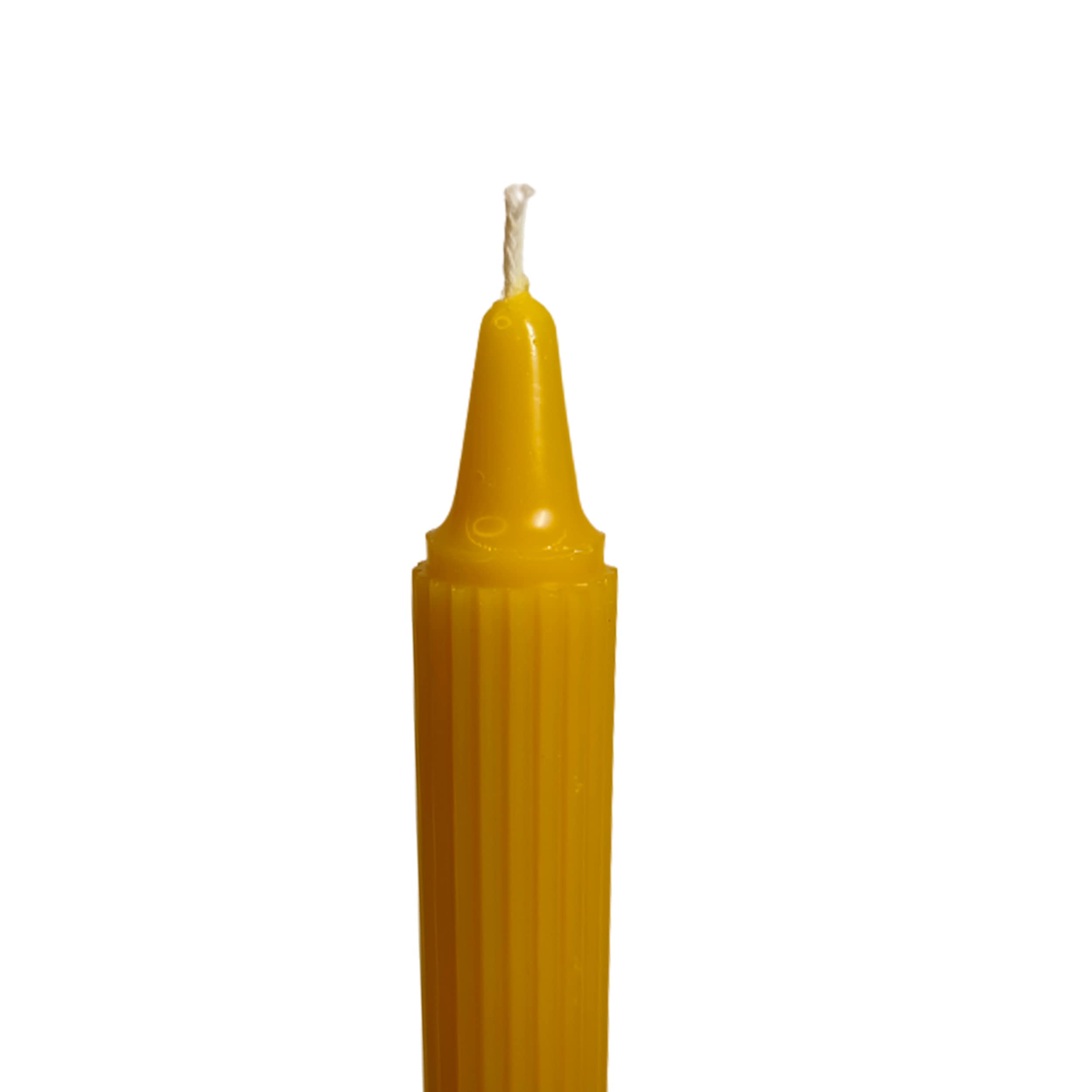Tafelkerzen | Tischkerze 27 cm | 1 - Stk | Stabkerze aus 100% Bienenwachs | Handgemachte – 270 x 20 x 20 mm; 70 Gramm (10 Stk.)