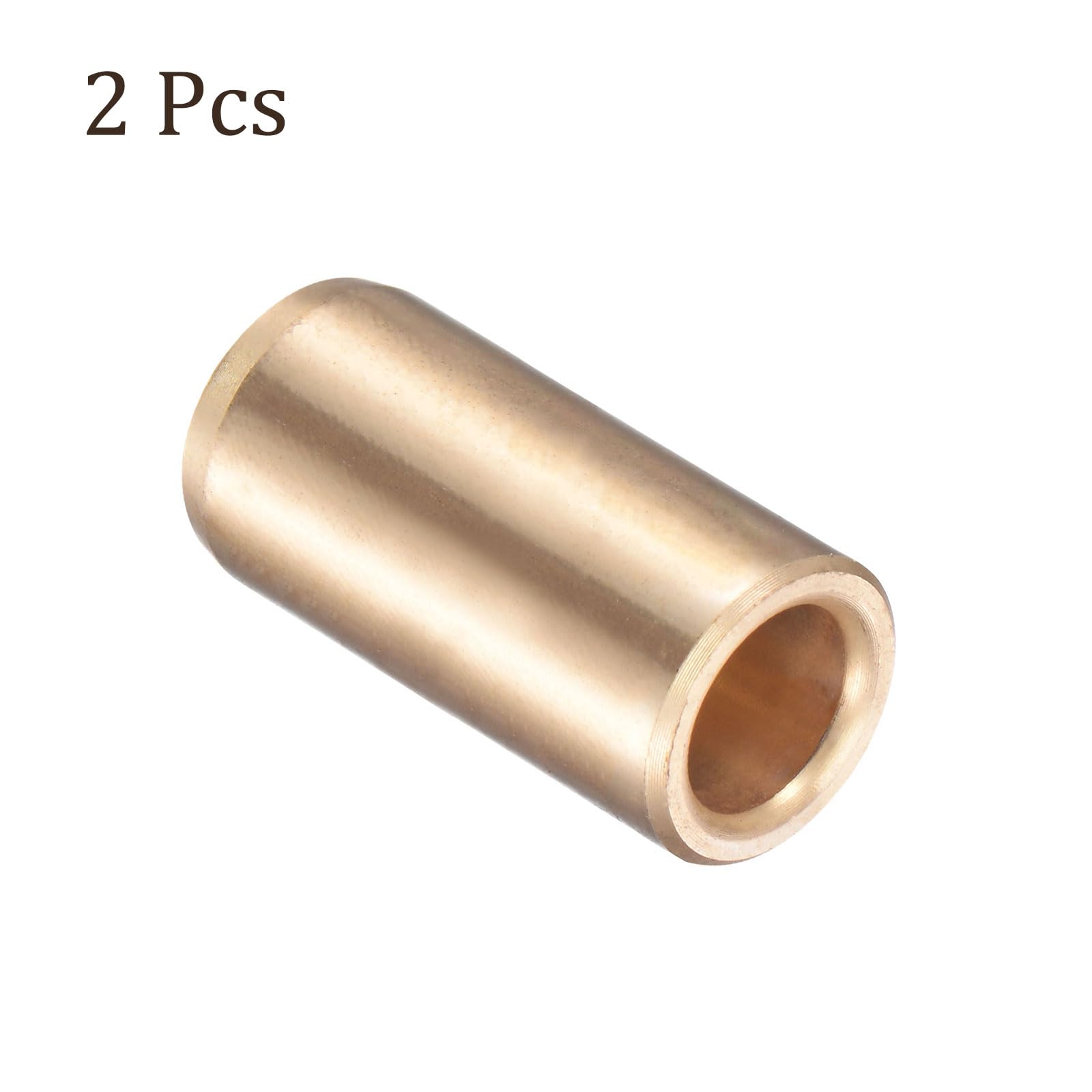 Kozelo 2 Gleitlagerbuchsen Aus Messing, 8x12x25mm, Für Maschinen & Geräte – Goldfarben, Verschleißfest