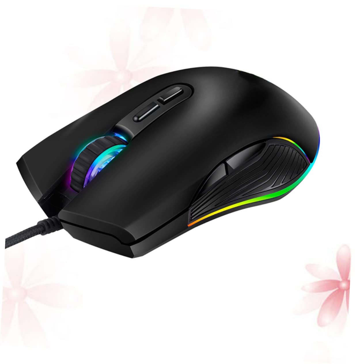 Gadpiparty 2pezzi Mouse Gaming Ergonomico Usb Con Illuminazione Rgb Pulsanti Programmabili Dpi Regolabili Compatibile Con Pc e Laptop Design Confortevole Per Giocatori e Ufficio