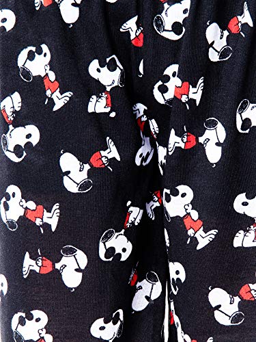 Intimo Peanuts Boys' Joe Cool Snoopy Pajamas Short Sleeve Shirt And Shorts 2 Piece PJs Kids Sleepwear Set4