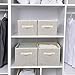 GRANNY SAYS Closet Organizers - Rectangle Storage Baskets, Decorative Storage Boxes for Shelves - Toys, Crafts - Large Honey Beige Bins - 3-Pack