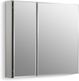 27 Over Toilet Storage Ideas That Save Space Beautifully 99 KOHLER K-CB-CLC3026FS Beveled Medicine Cabinet with Mirror Doors & Adjus...