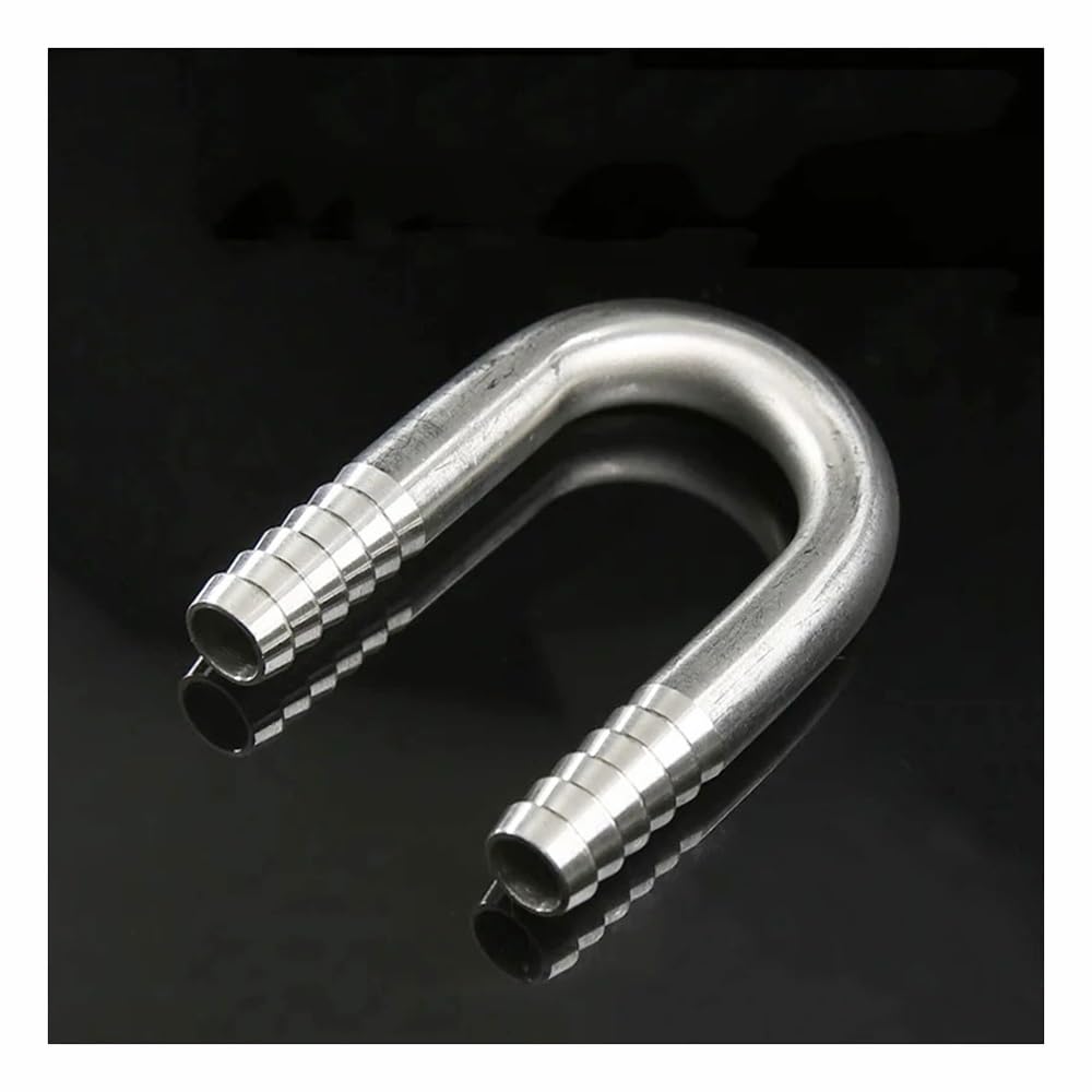 Produktbild von U-förmiger Schlauchverbinder Aus Edelstahl 304 – Für Wasser, Gas, Öl – Innendurchmesser 6–25 Mm, Korrosionsbeständig