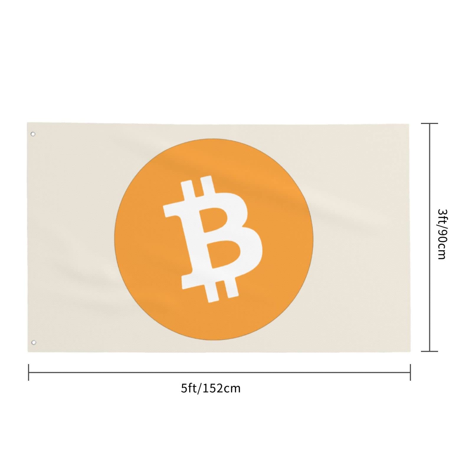 Amazon.com: 比特幣符號標誌3X5 英尺- 抗紫外線- 花園庭院標誌戶外標誌帶索環: 露臺、草皮與花園